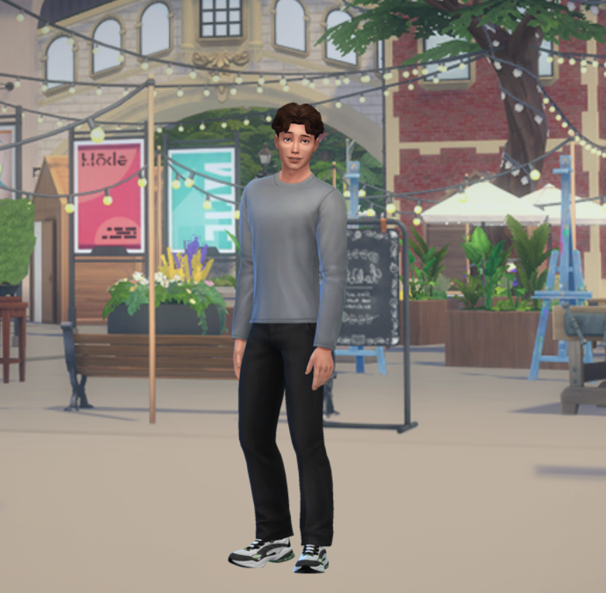 Персонаж, которого я создавала в The Sims